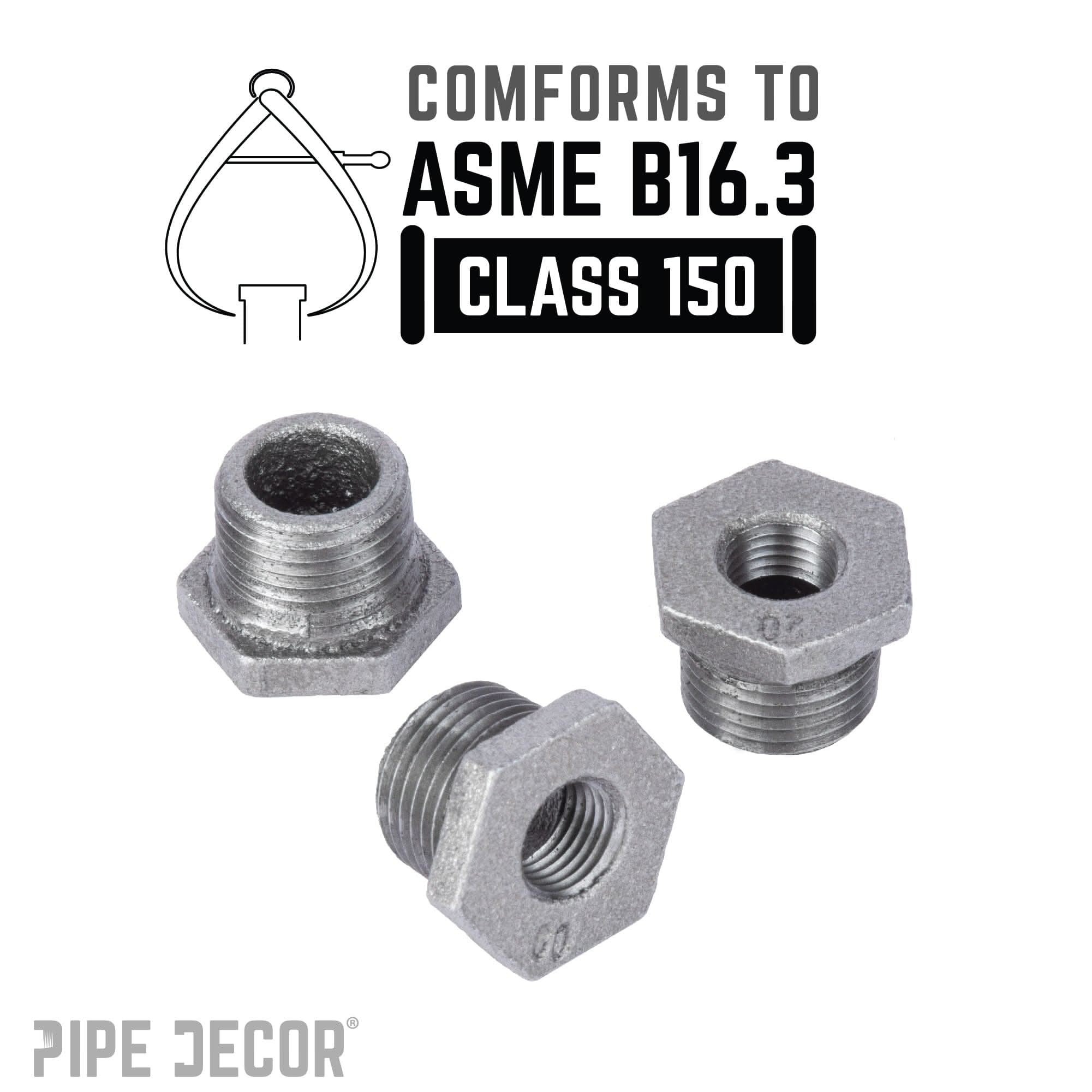 3/4 in. x 1/2 in. Black Bushing