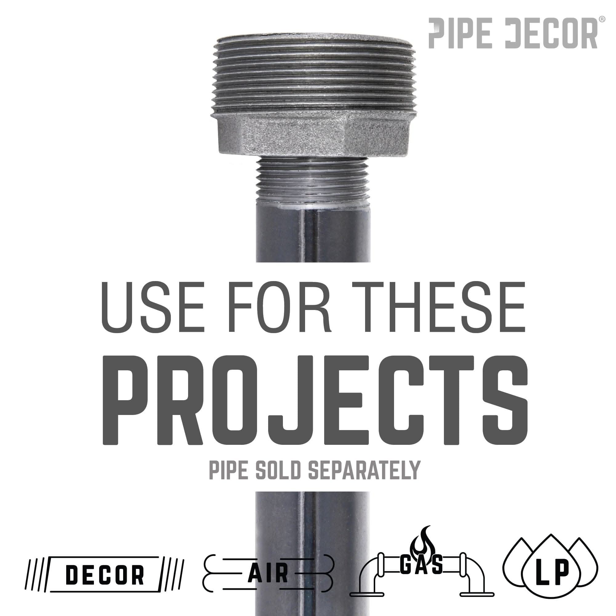 3/4 in. x 1/2 in. Black Bushing