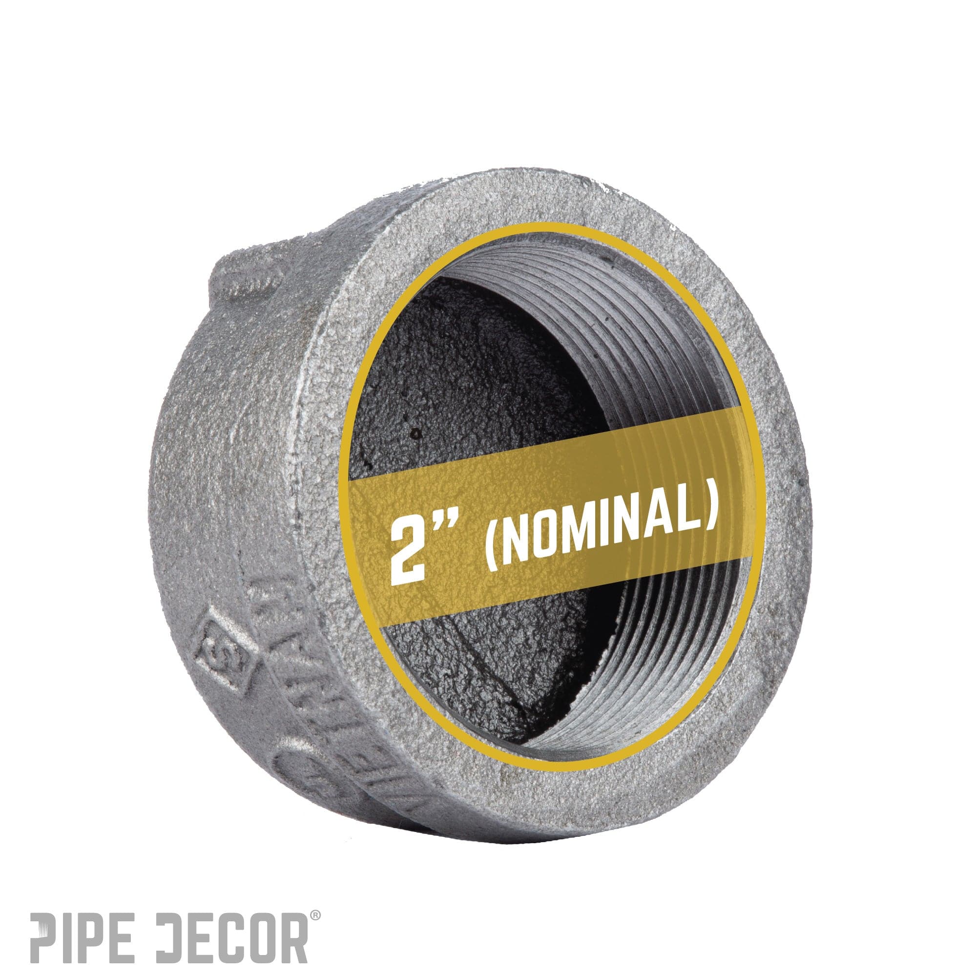 2 in. Black Cap