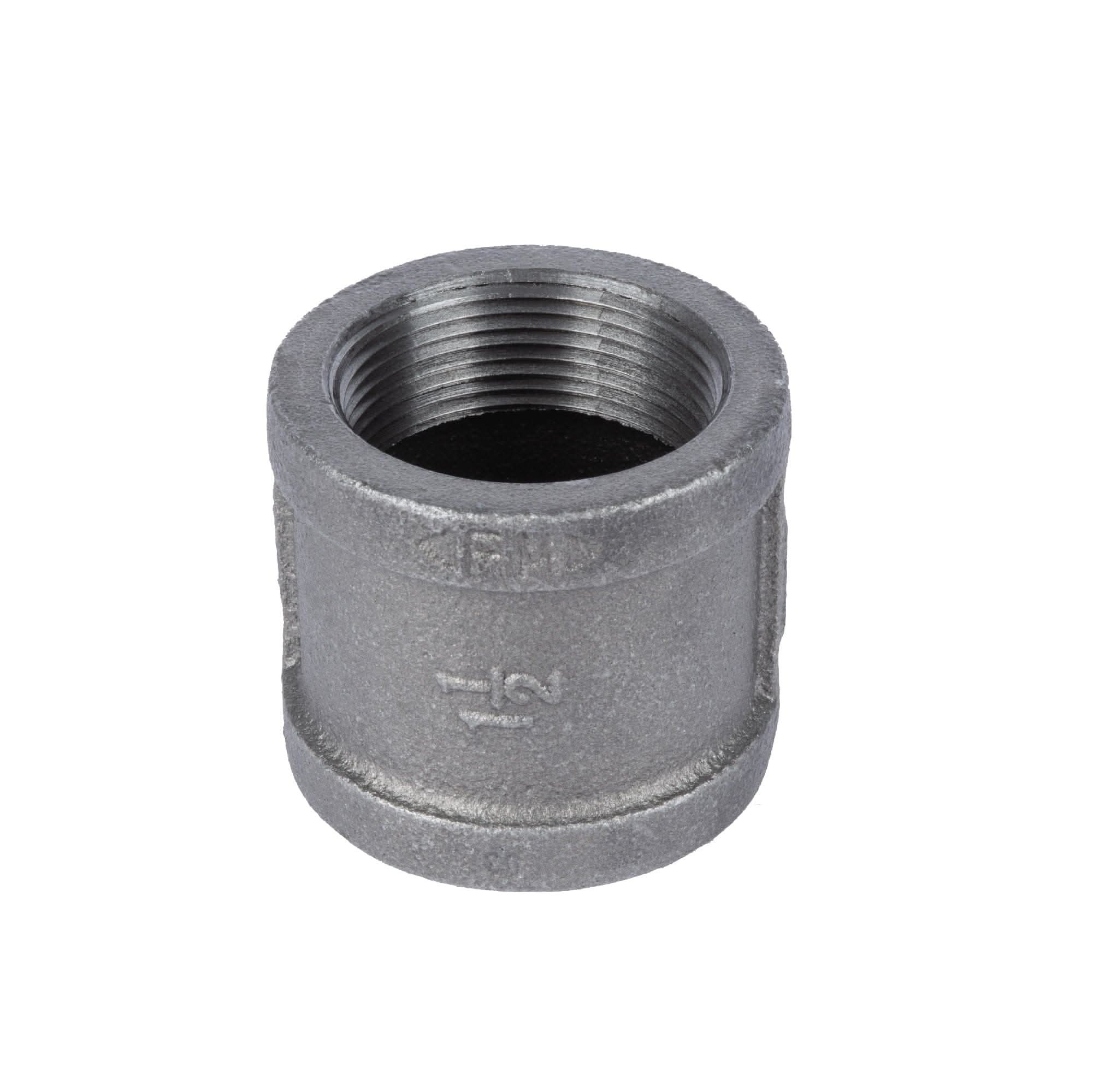 1 1/2 in. Black Coupling
