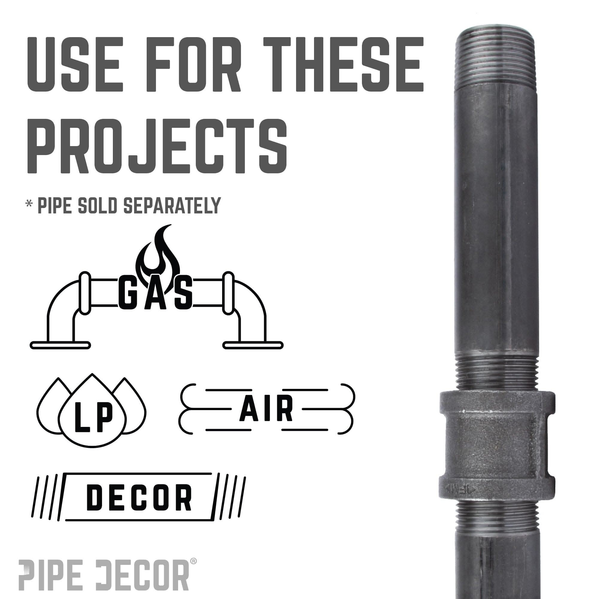 3/8 in. Black Coupling