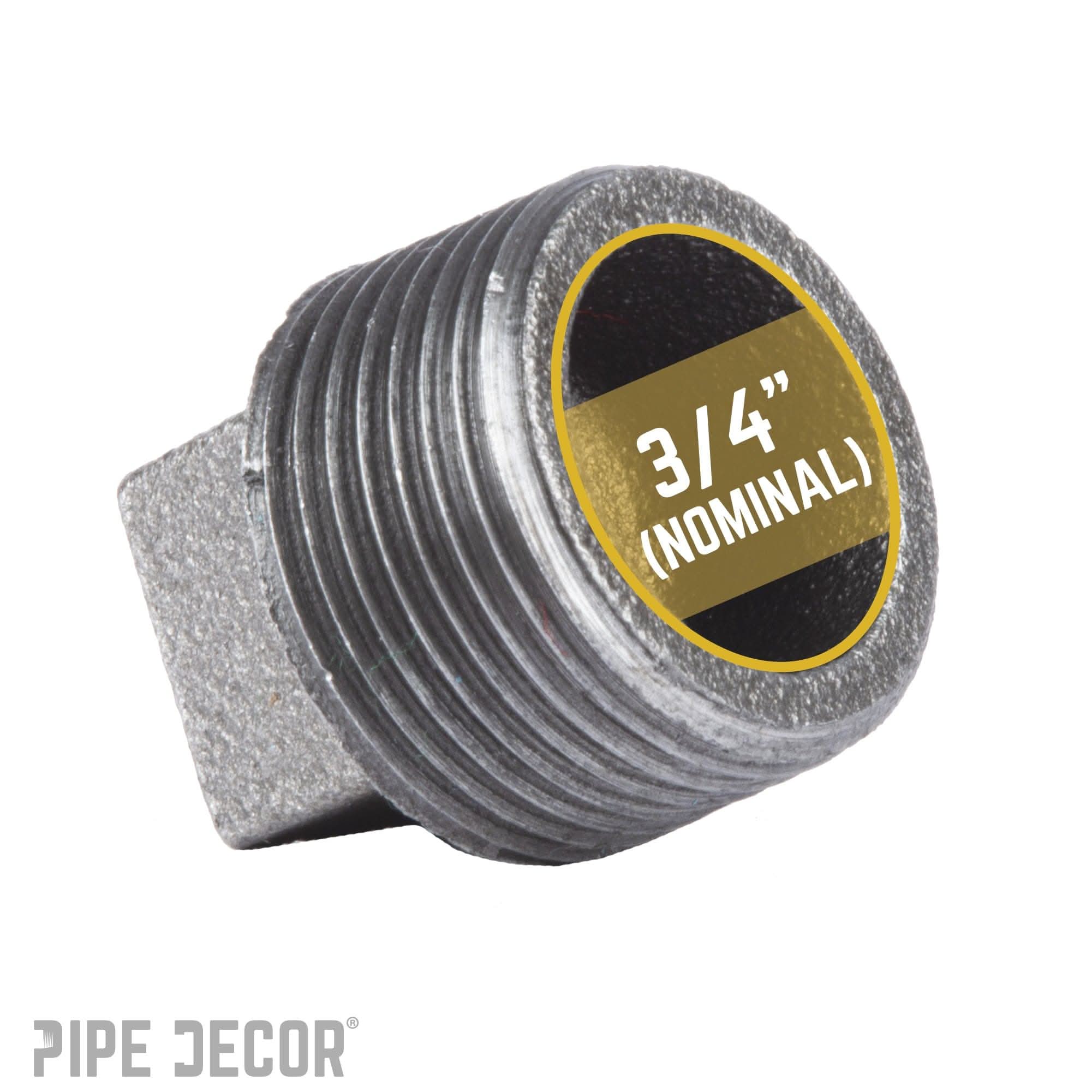 3/4 in. Black Plug