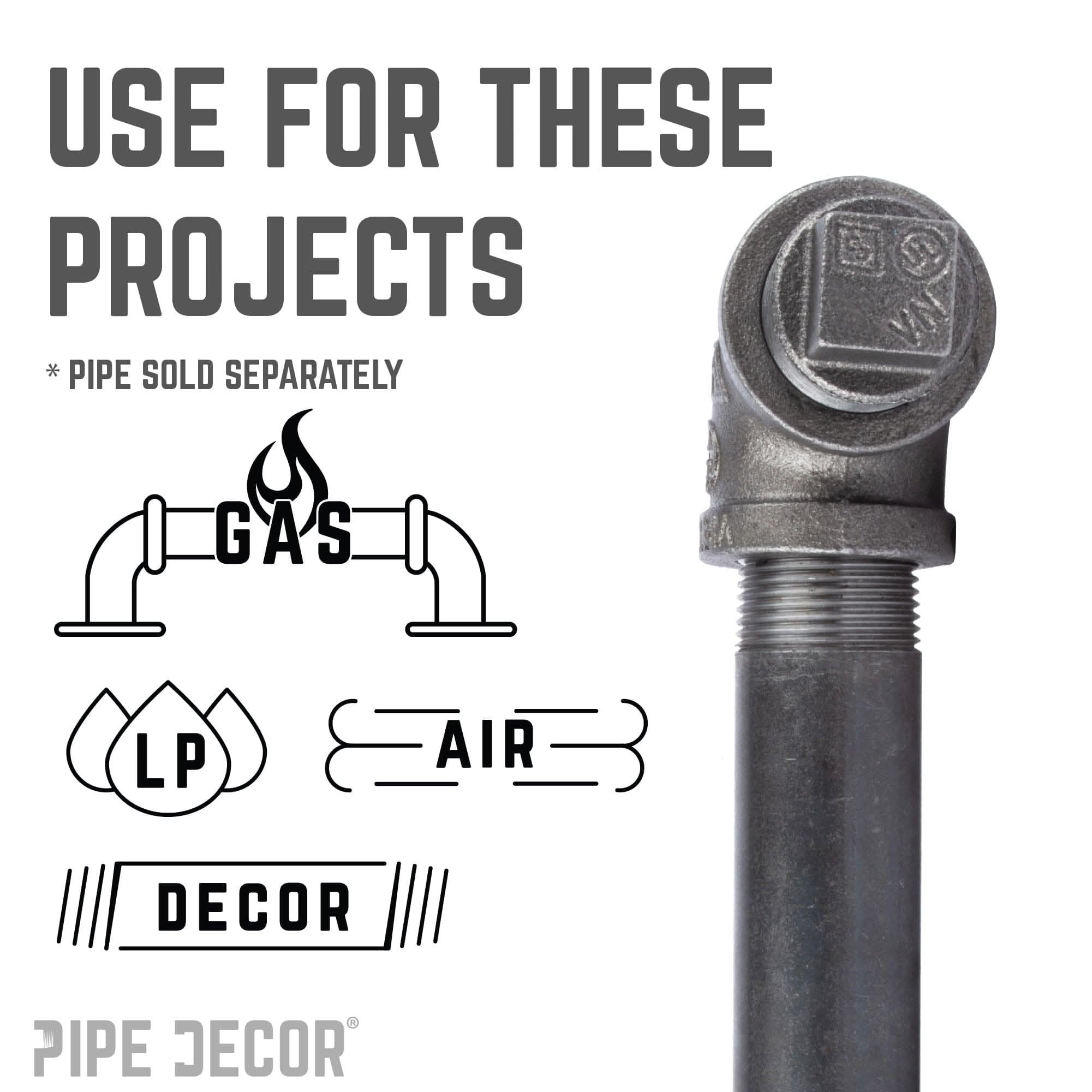 3/4 in. Black Plug