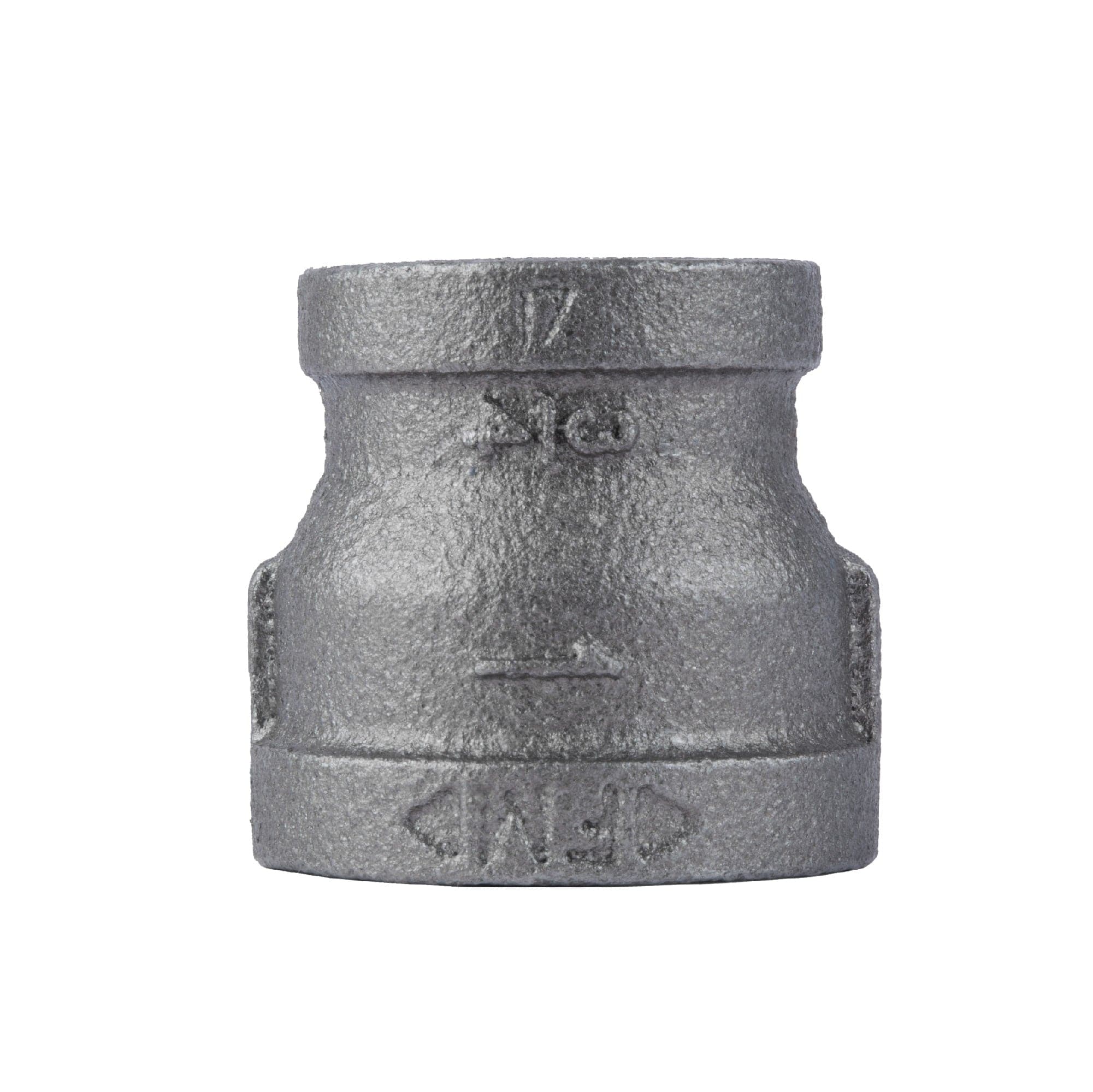 1 in. x 3/4 in. Black Reducing Coupling