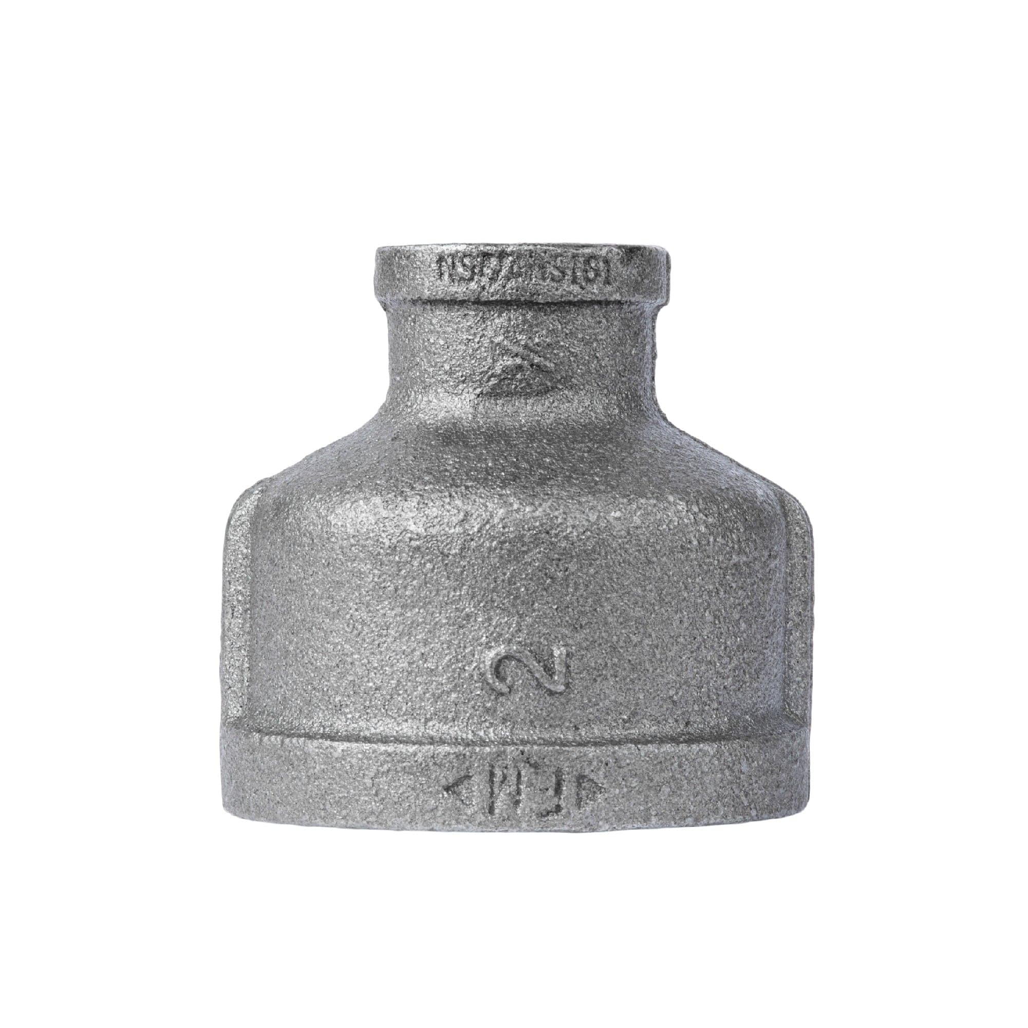 2 in. x 3/4 in. Black Reducing Coupling