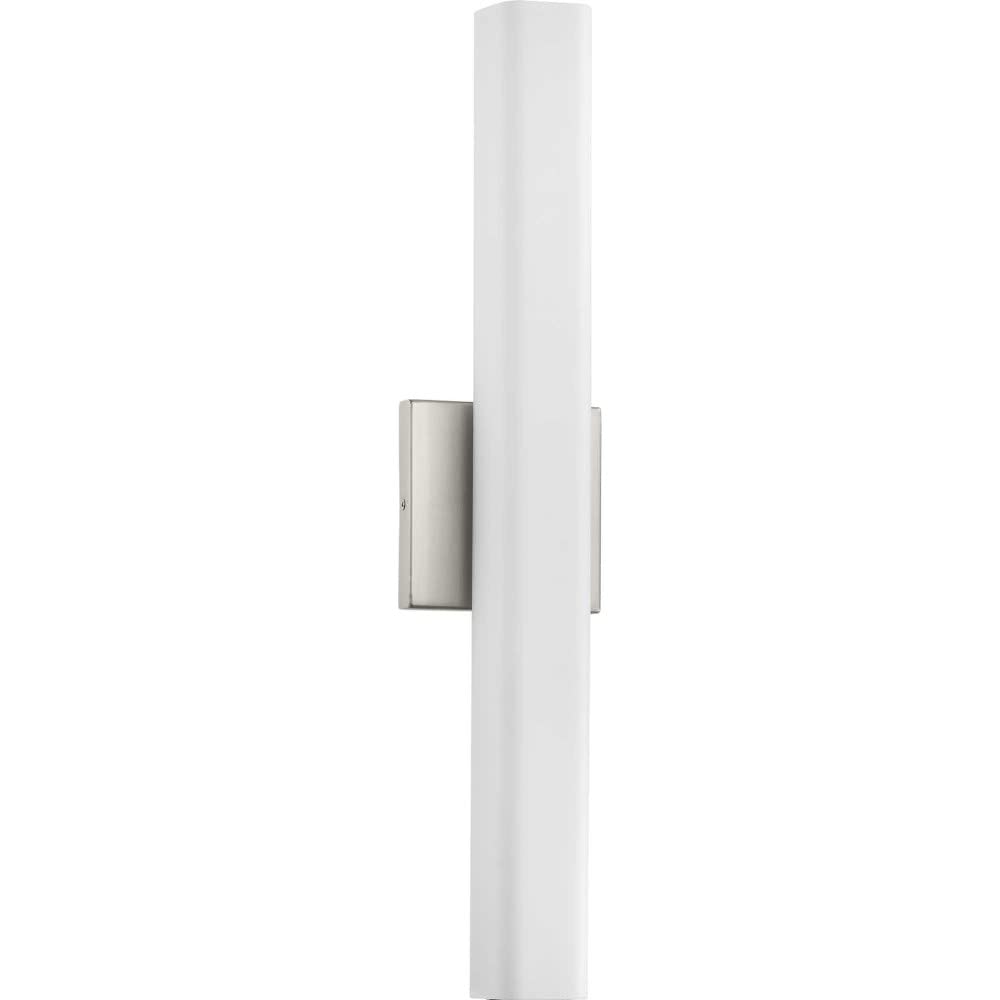 Progress Lighting Beam Led Collection 22'' Etched Opal Glass Modern Bath Vanity Light Architectural Bronze