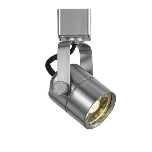 Cal Lighting HT-611S-BS One Light Track Fixture, Metal, Silver, 5.00x2.70x1.90 inches