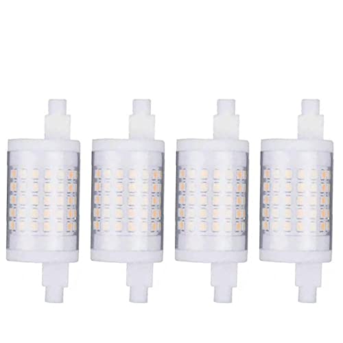 Familite R7S Led Bulb 10W 78Mm Dimmable Cool White 100W Halogen Equivalent, Pack Of 4