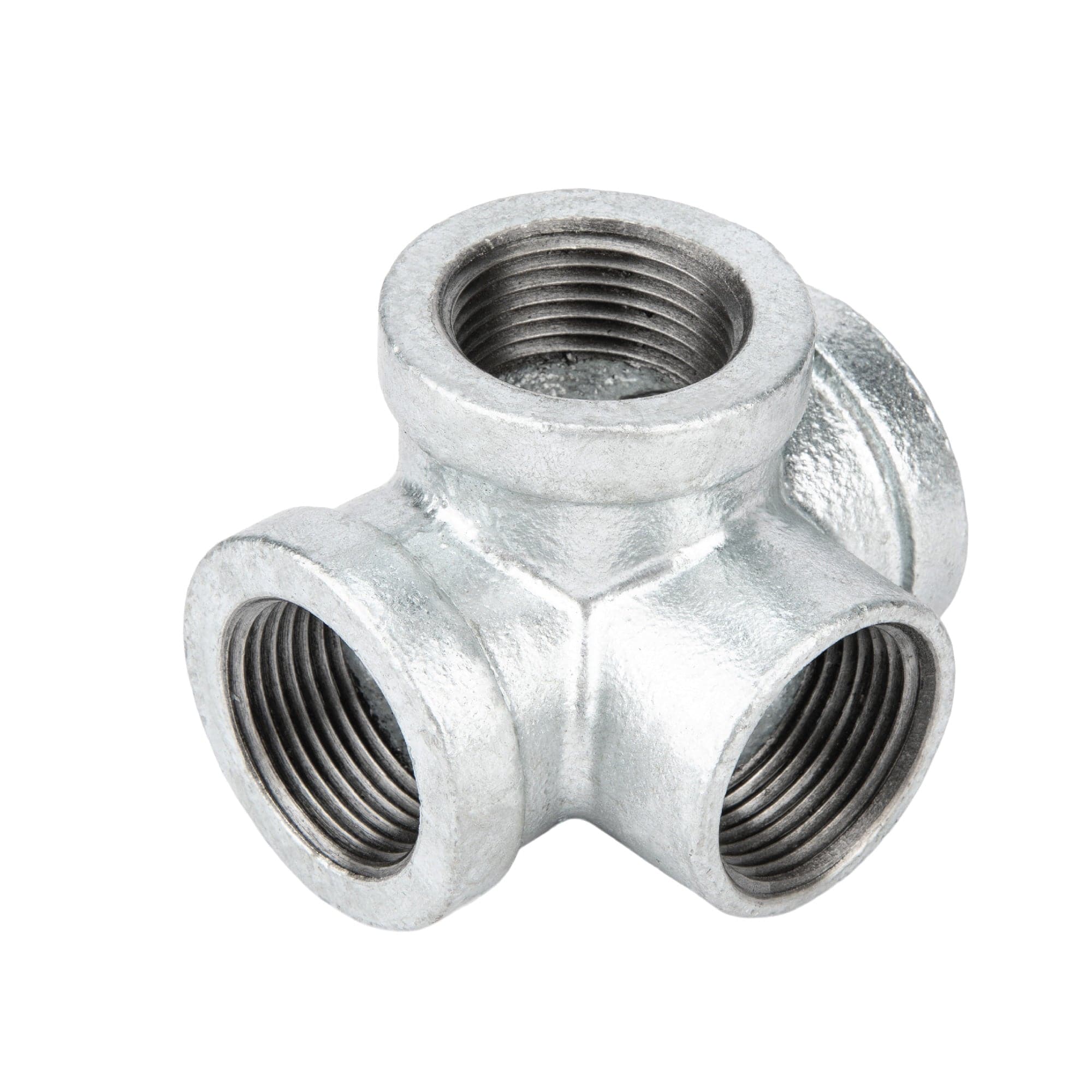 1 1/4 in. Galvanized Iron Side Outlet Tee