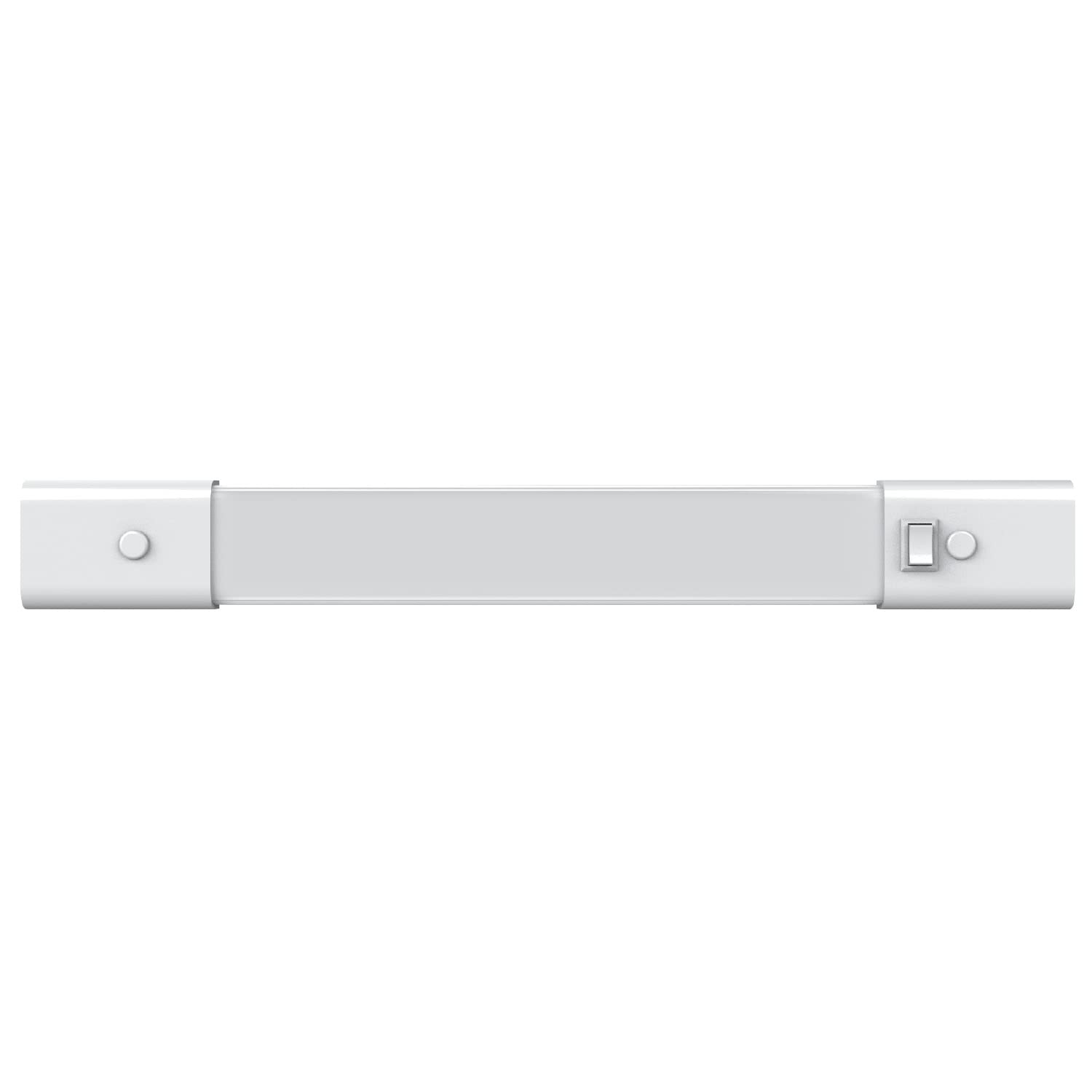 GE LED Undercabinet Light Fixture, Linkable, 12in, Warm White, Model 93129097, Plastic, 1 Count
