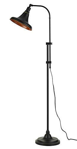 Cal Lighting Bo-2788Fl-Db Transitional One Light Floor Lamp From Taranto Collection In Bronze/Dark Finish, 47.58X24.00X10.00