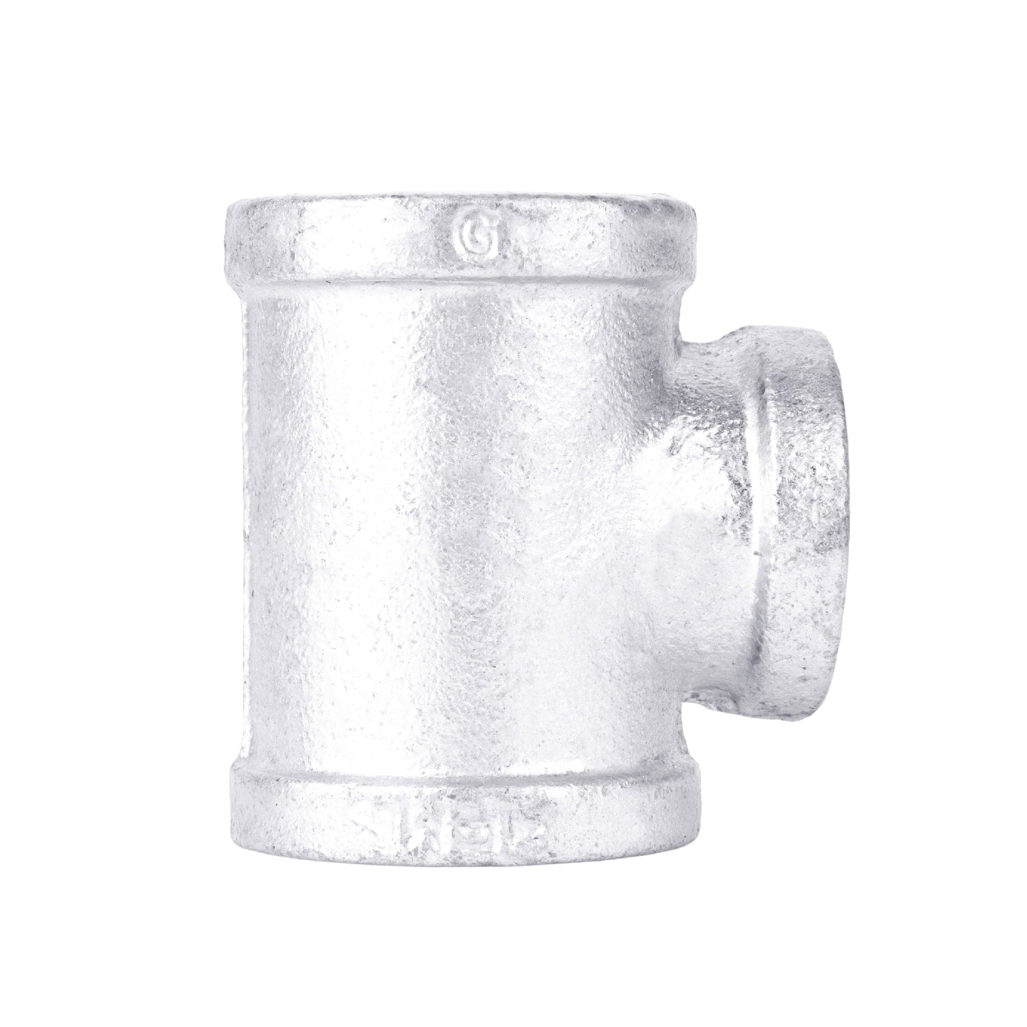 1 1/4 in. x 1 1/4 in. x 3/4 in. Galvanized Iron Reducing Tee