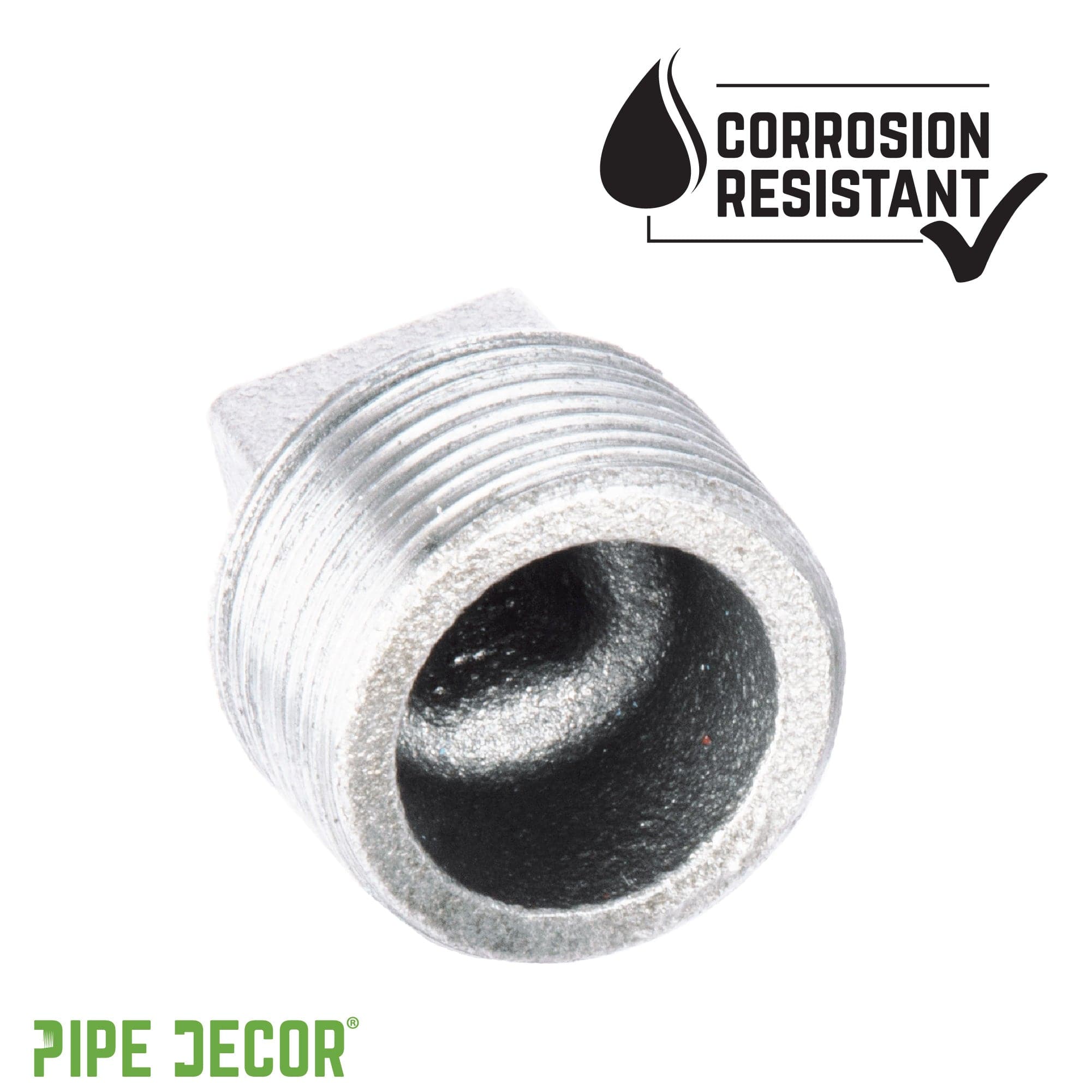 1 1/4 in. Galvanized Iron Plug