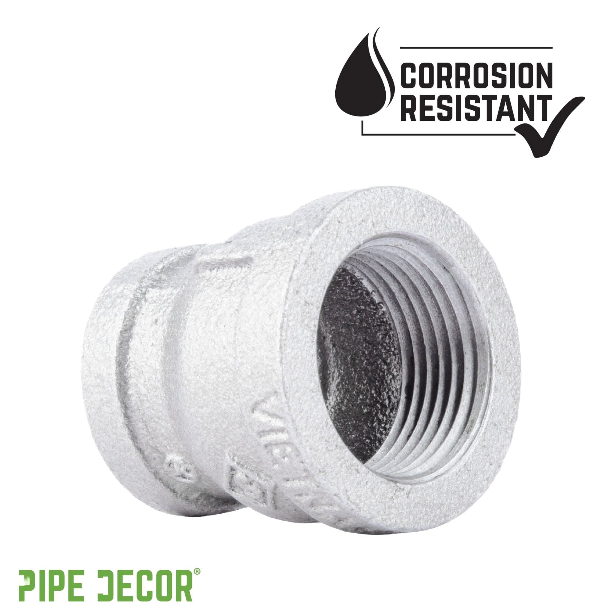 3/4 in. x 1/4 in. Galvanized Iron Reducing Coupling