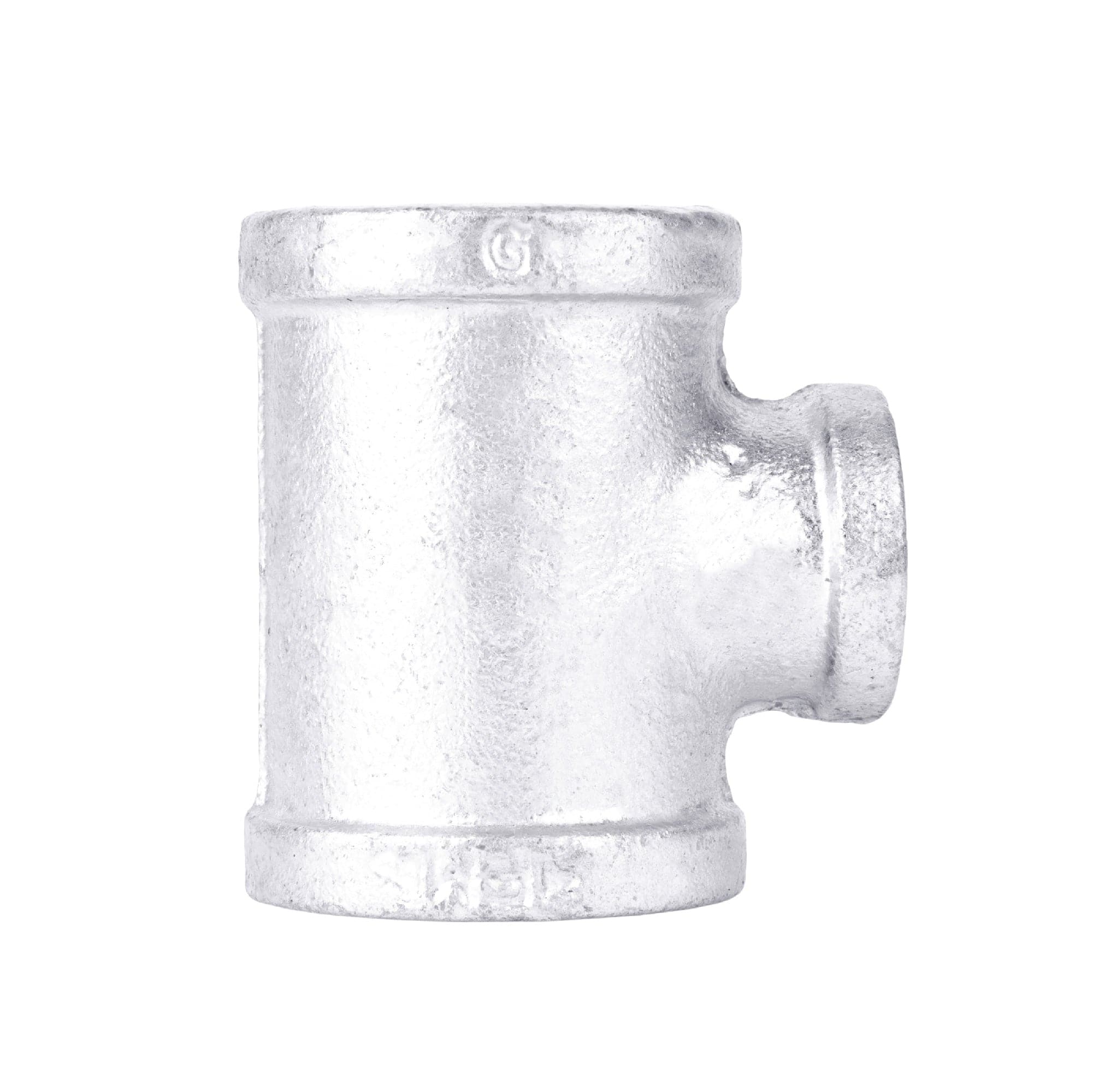 1 in. x 1 in. x 1/2 in. Galvanized Reducing Tee
