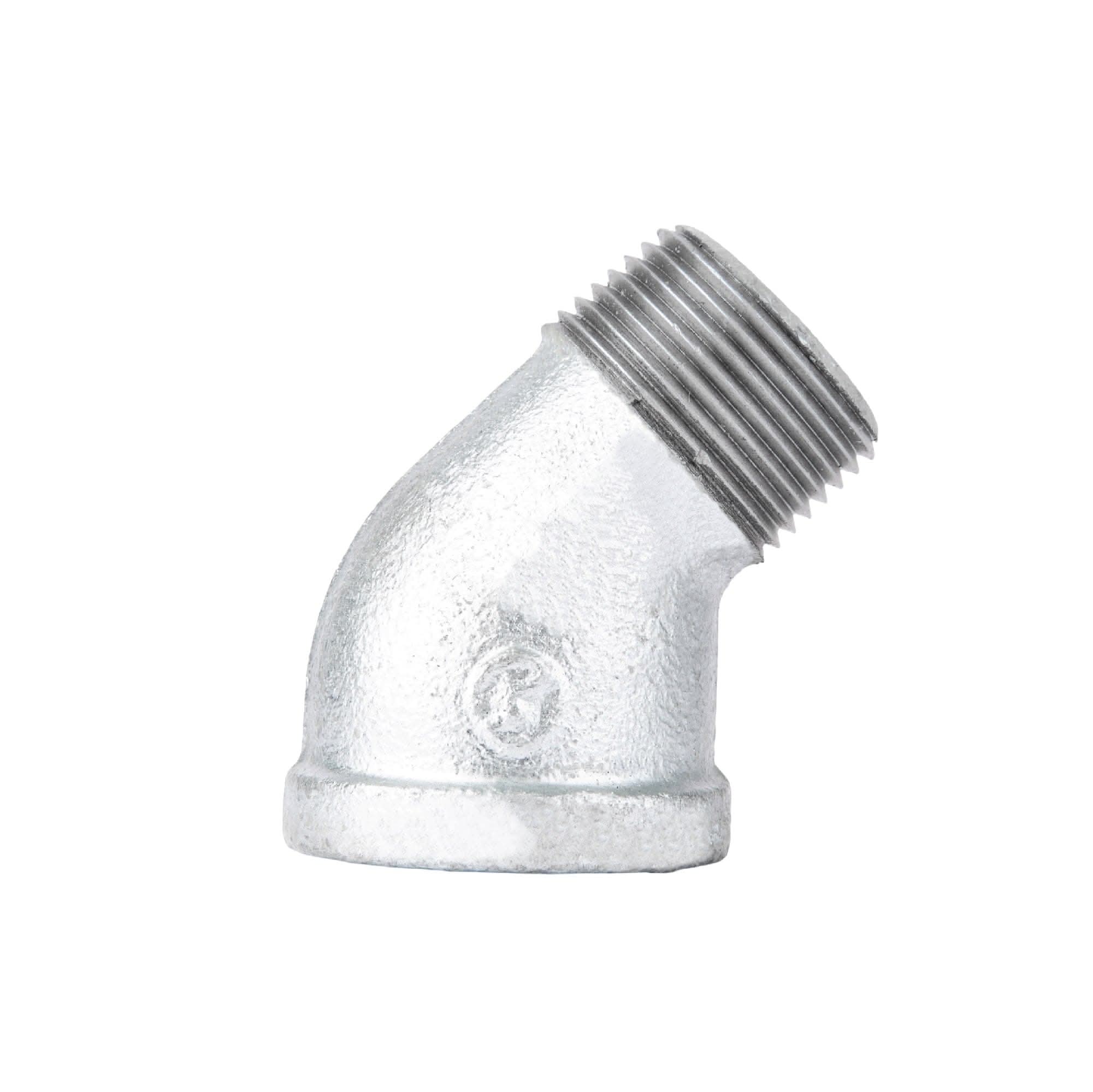 1 in. Galvanized Iron 45 Degree Street Elbow