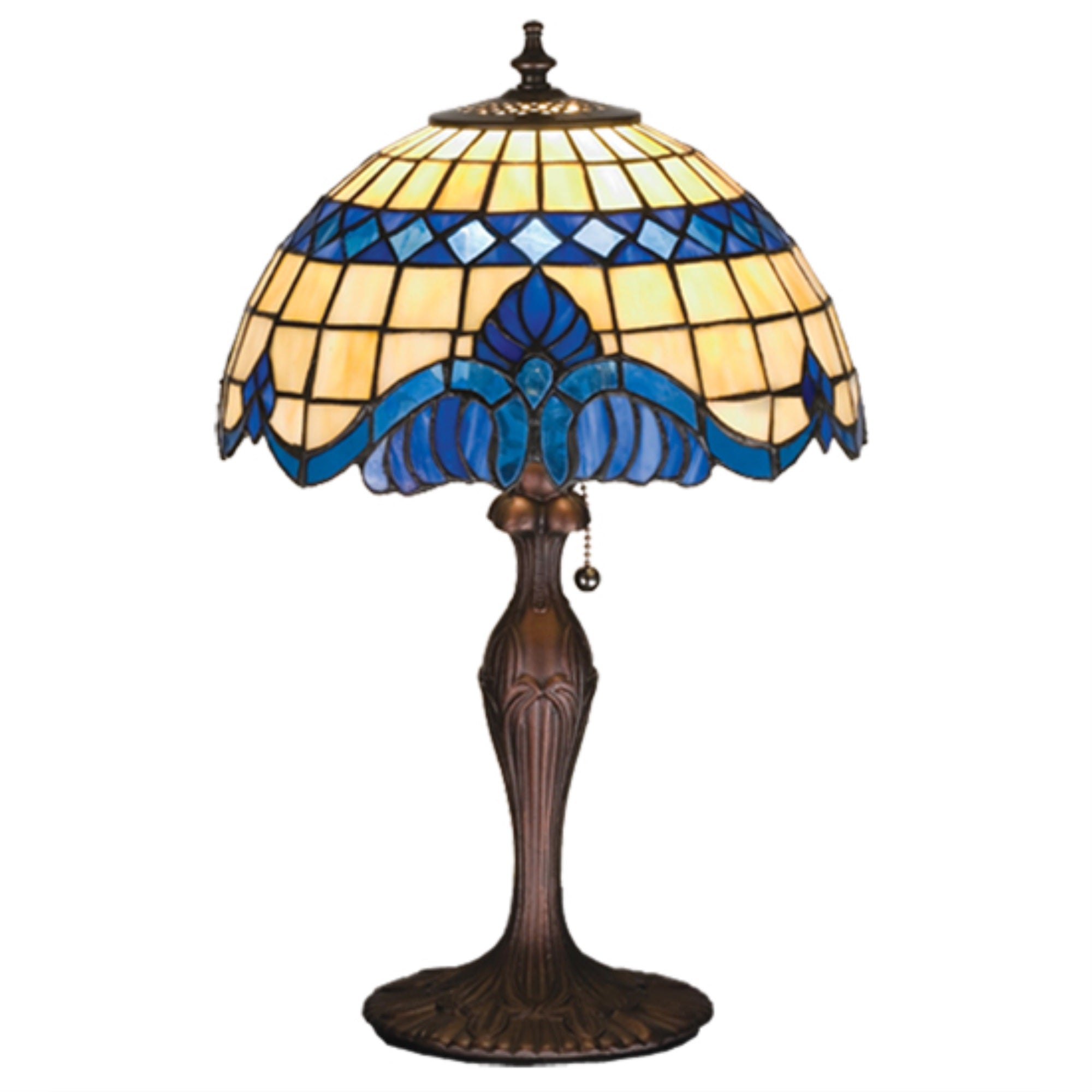 18.5 inchH Baroque Accent Lamp