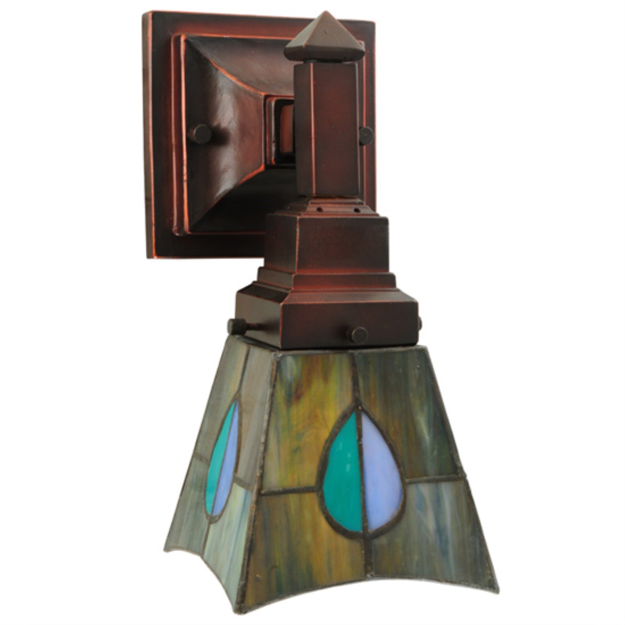5 inchW Mackintosh Leaf Wall Sconce