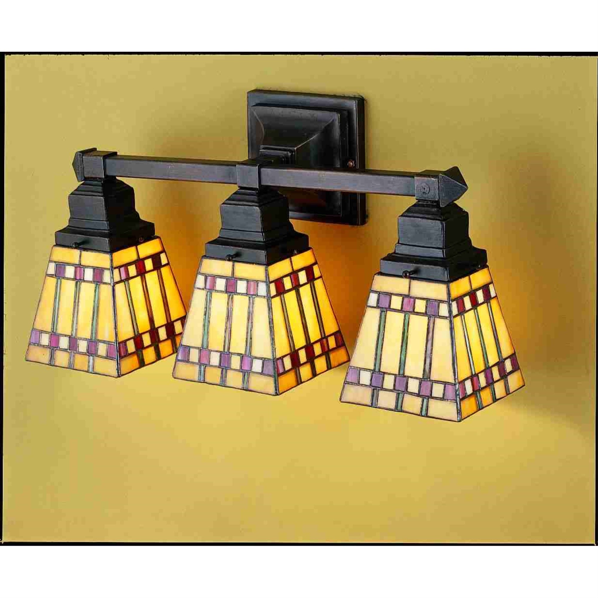 20 inch Wide Prairie Corn 3 Light Vanity Light