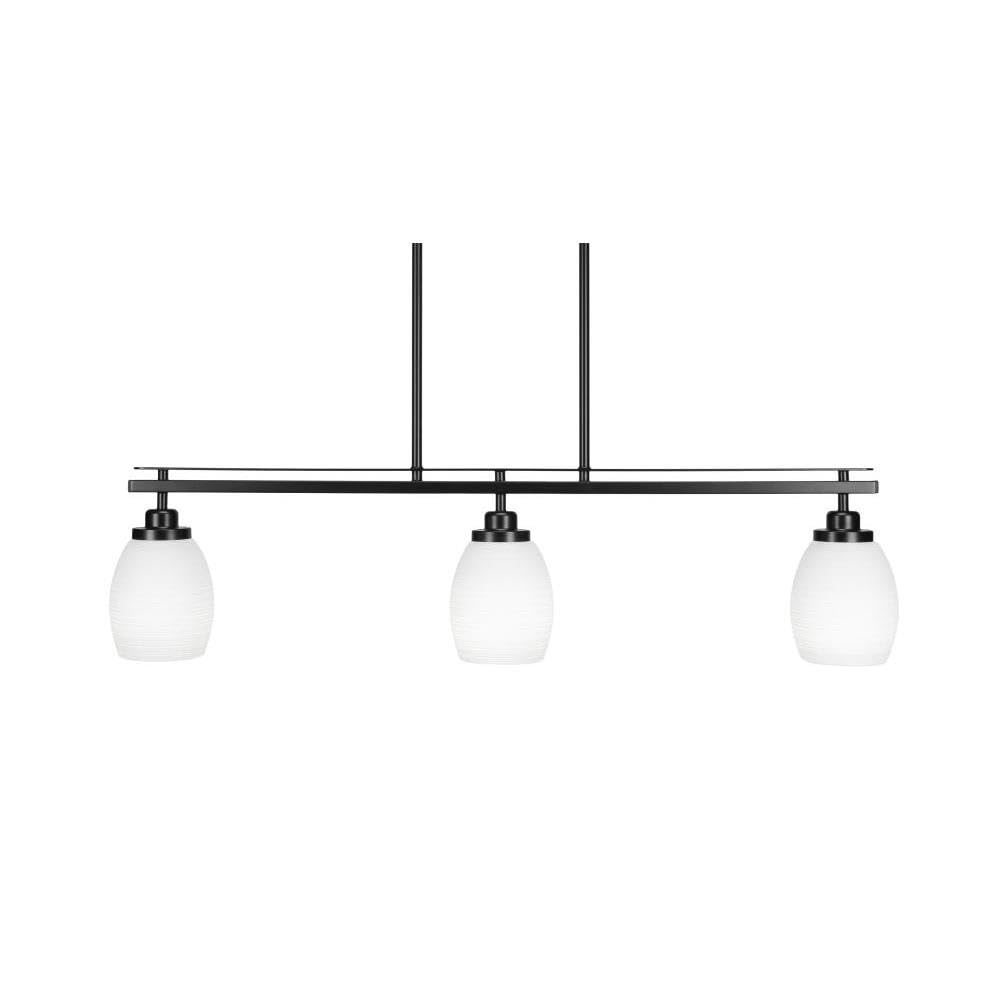 Odyssey 3 Light Island in Matte Black (2636-MB-4021)