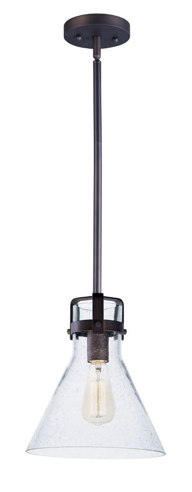 Maxim Seafarer Pendant Light 1-Light 14in Wide 60in High Oil Rubbed Bronze Alloy Steel Model 26115CDOI