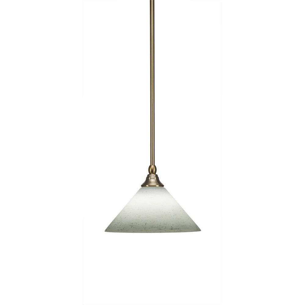 Toltec Lighting 23-Nab-314 Any 3 Light Stem Mini Pendant 10&quot; White Muslin Glass