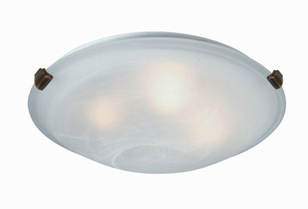 Artcraft Lighting Clip Flush 4-Light Flush Mount, Brushed Nickel