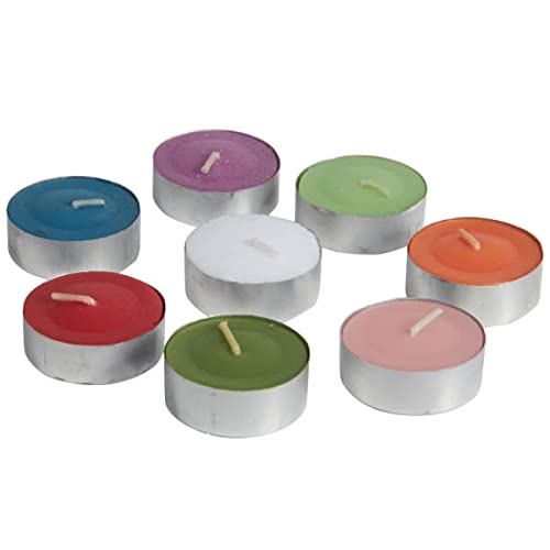 Luces Smokeless Scented Tealight t-lite Floating Candle Decorate Diwali Party (Multi Tealight Pack of 80)
