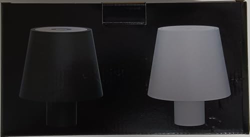 Coinmit Led Bottle Lamp 2 Pack - 5500Mah Portable Cordless Light, Ip54 Waterproof, Black, Model Ht013