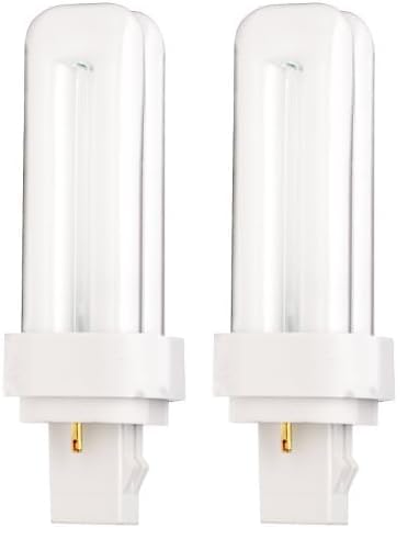 Satco S8320 4100K 13-Watt GX23-2 Base T4 Quad 2-Pin Tube for Magnetic Ballasts, Cool White (Pack of 2)