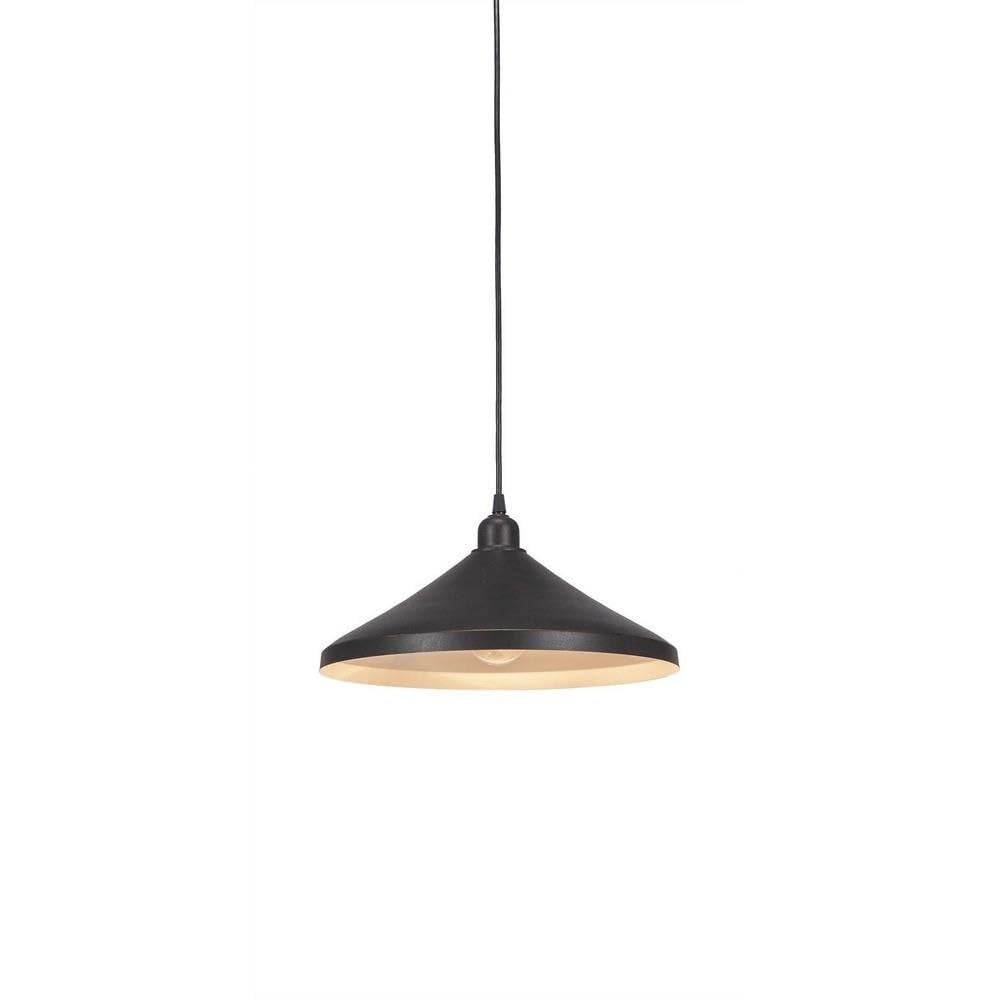 Vintage 1 Light Mini Pendant In Dark Granite (282-Dg-422)