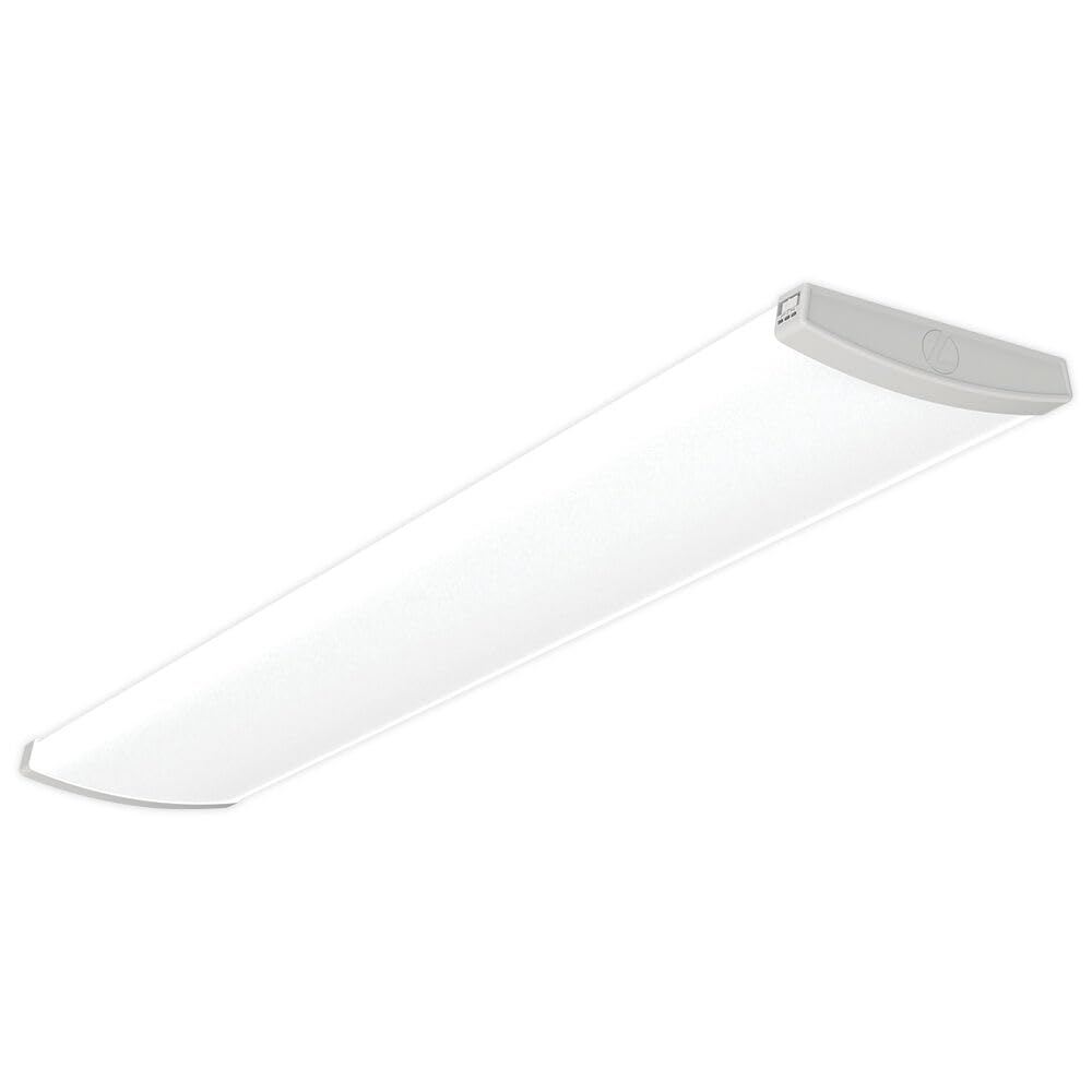 Lithonia Lighting TruWrap Curved Wrap LED Ceiling Light, 3000K/4000K/5000K Switchable Color Temperature, Constant Current, Dimmi