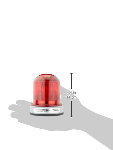 Edwards-Signaling Warning Light, Led, 120Vac, Red, 65 Fpm, 125Ledfr120A
