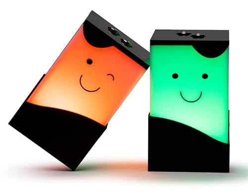 Telepathy Toddlers - Cute Friendship Lamps, Long Distance Lamps, Thinking of You Lights (Set of 2)
