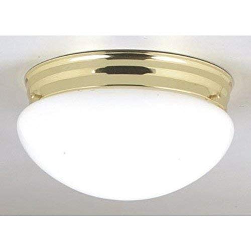 Westinghouse 66609 2BULB PB Ceiling Fixture Lighting, Two Polished Brass