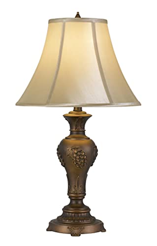 Cal Lighting Bo-2952Tb Transitional One Light Table Lamp From Cavan Collection In Brass - Antique Finish, 15.00 Inches