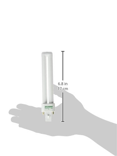 LEDVANCE Sylvania 21273 Compact Fluorescent Tube Light, 9W, 3500K, Metal, 1 Count