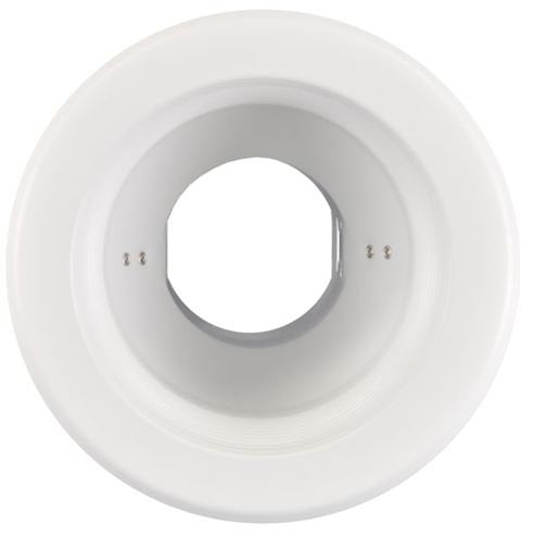 [6-Pack] PROCURU 5'' White Baffle Metal Trim for Recessed Can Light (Replaces Halo 5001P) - Compatible with LED, Incandescent, C