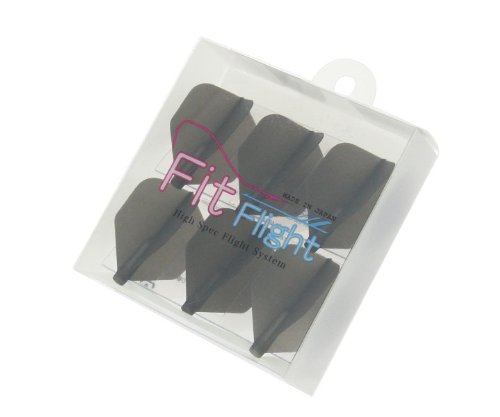 ??????(COSMO DARTS) Standard Dart Flight - Smoke Grey, Standard Size, Durable Material