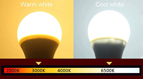 KONPWAY 12V Low Voltage LED Light Bulbs - 7W Daylight, Pack of 6