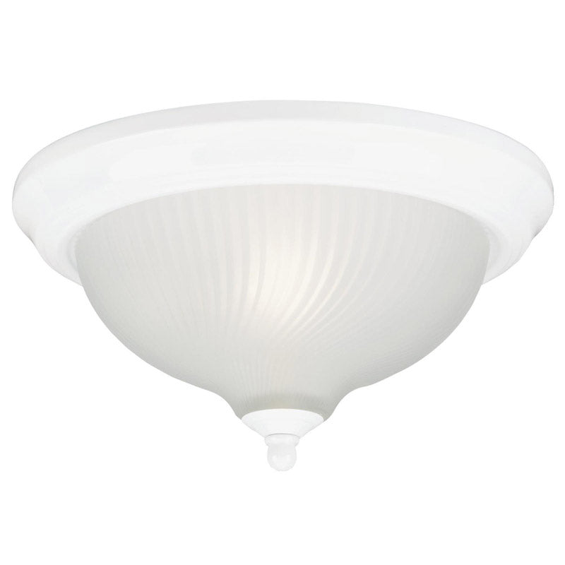 FIXT CEILNG FLUSH 1L WHT (Pack of 1)