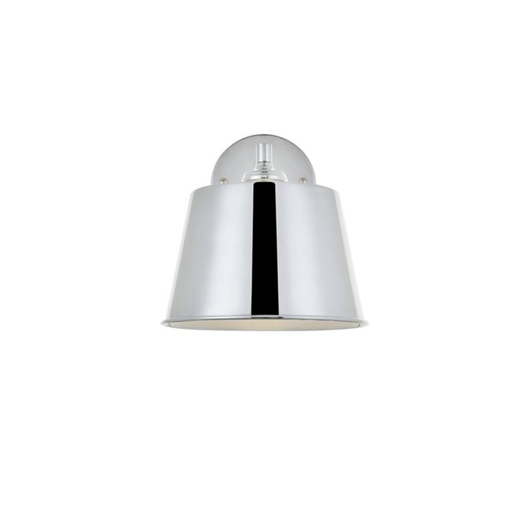 Elegant Lighting Living District NOTA 1 Light Chrome Wall Sconce