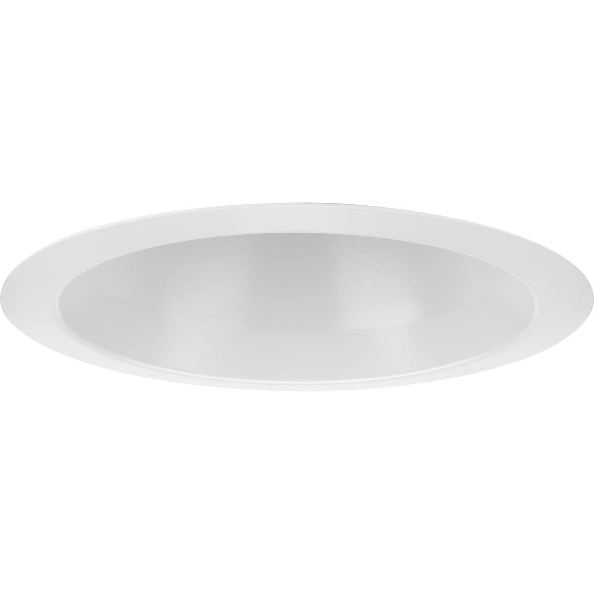 Progress Lighting P806003-028 6 Recessed Open Shower Trim Satin White for Progress Lighting 6 Housing (P806N Series)