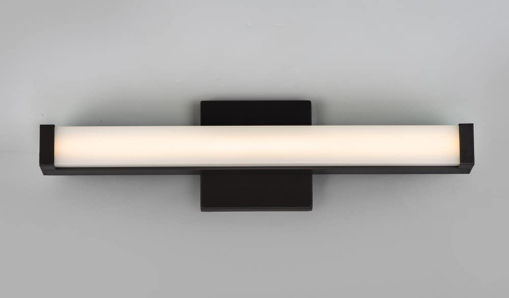 Maxim 52002Sn Spec Collection 24 Inch Dimmable Led Bathroom Vanity Light I 3000K I Satin Nickel I Modern Contemporary Light Fixt