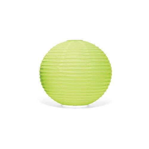 Weddingstar Round Paper Lantern, 12 , Candy Apple Green