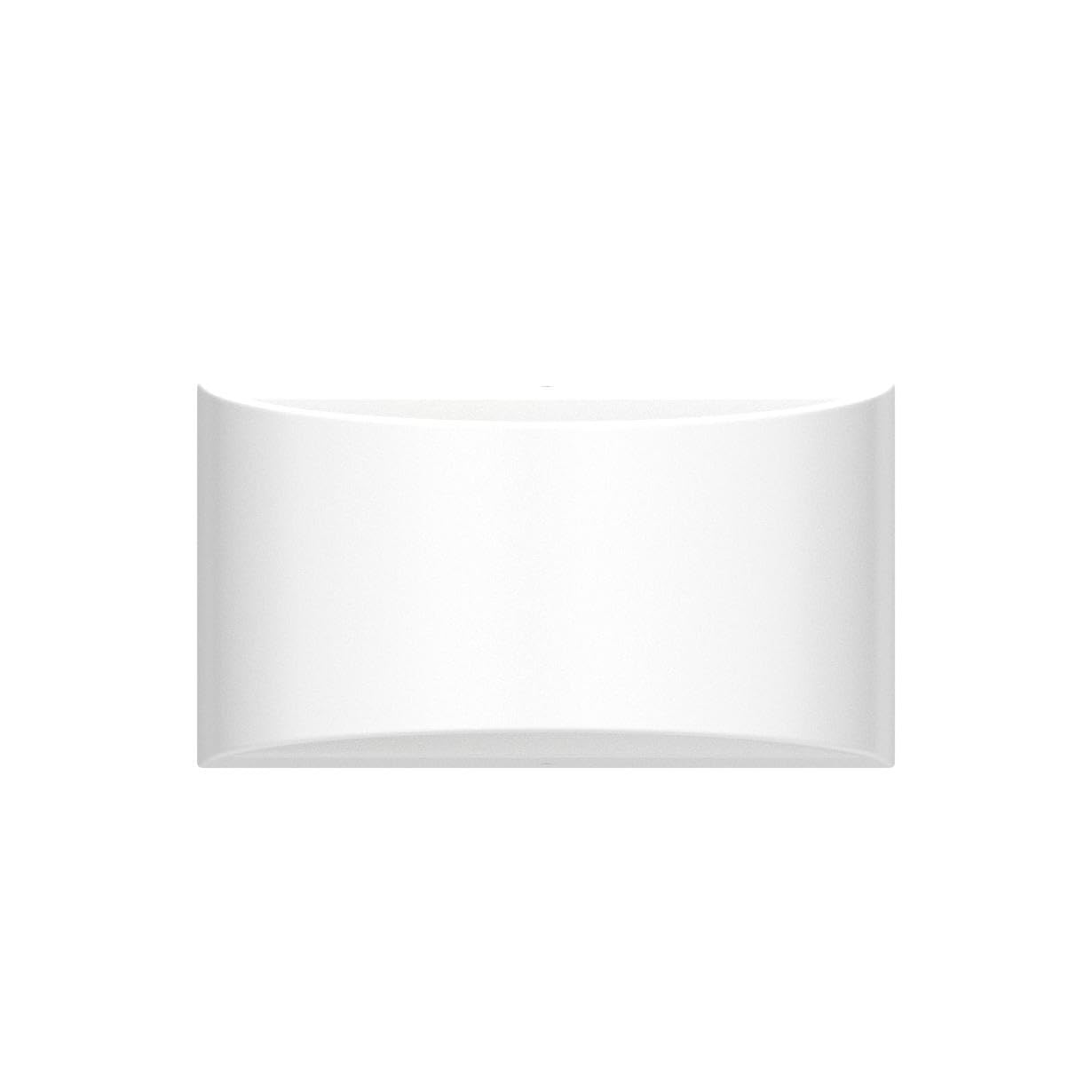 Aipsun Aluminum LED Wall Sconce, Warm White 3000K, Hardwired Up/Down, 1 Pack, Model 9206-3000K-White