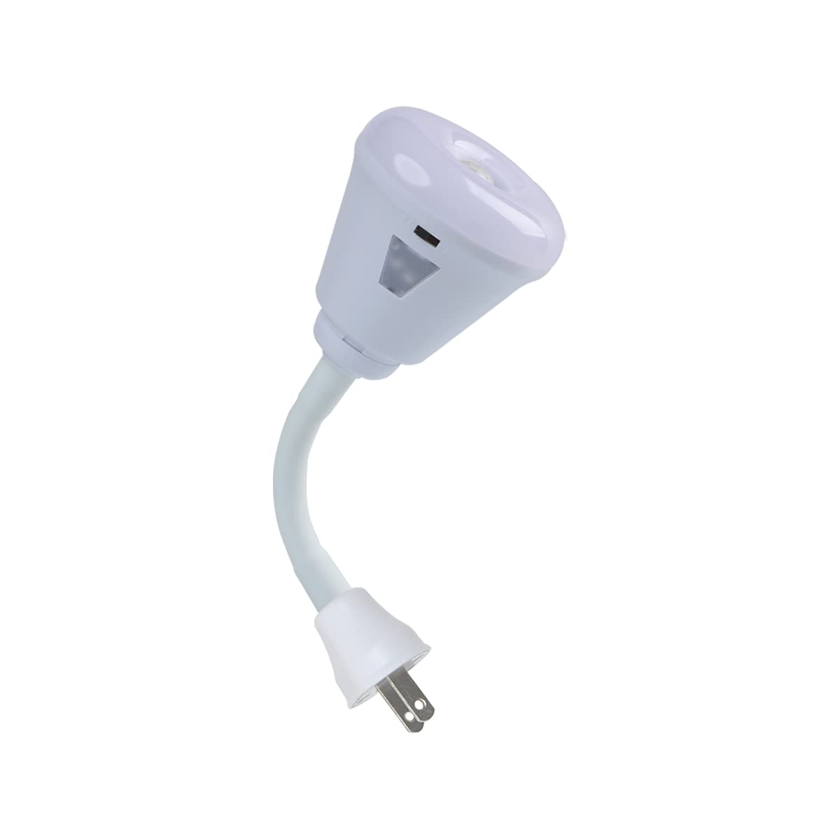 eyesfon Plug in Motion Sensor Night Light, 6W LED, PIR Infrared Detector, US Plug, Warm Light, Model XS-007C
