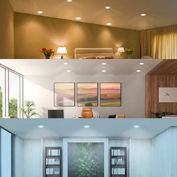 Feit Electric BR30 LED Light Bulb - 5-Color Choice, 750 Lumen, 2700K-6500K, Plastic, Model 1715919