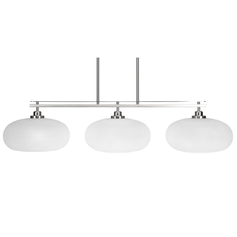 Odyssey 3 Light Island in Brushed Nickel (2636-BN-216)