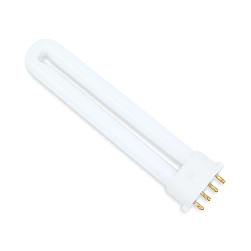 Technical Precision 9W U-Shaped 4 Pin CFL Replacement Bulb, 6500K, 8000 Hours, 2G7 Base, White, Model 96500, 1